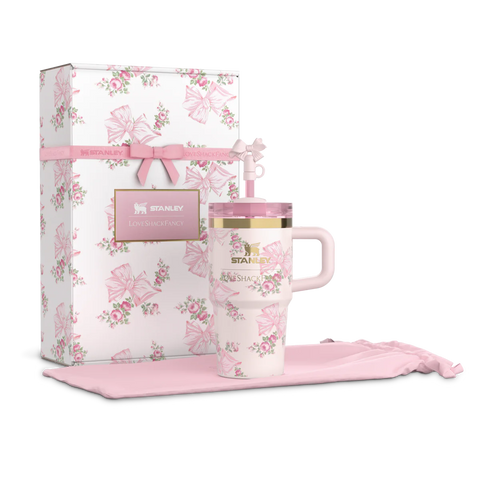 THE STANLEY X LOVESHACKFANCY HOLIDAY QUENCHER | 20 OZ Beaux Pink