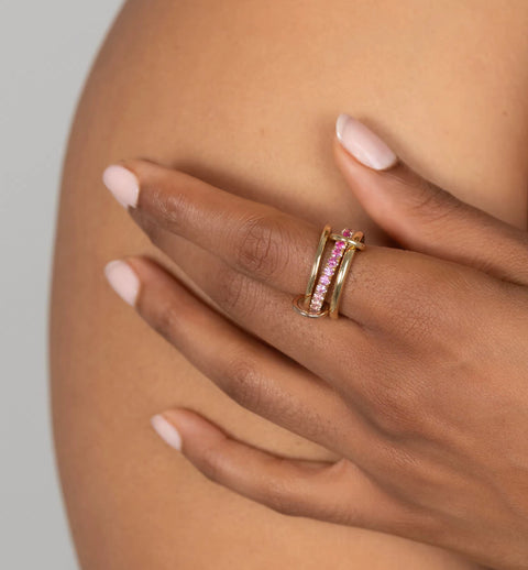 Pink Stack Ring