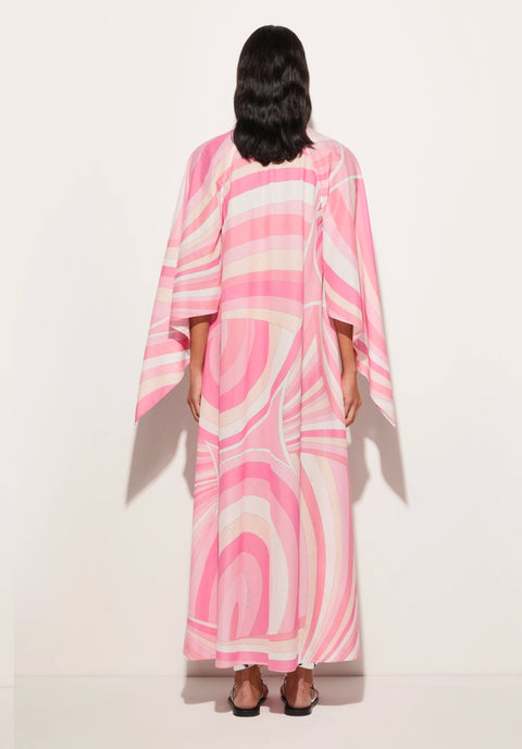 IRIDE PRINT LONG KAFTAN