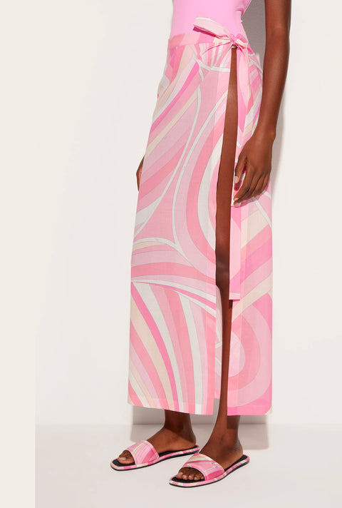 IRIDE PRINT COTTON SARONG