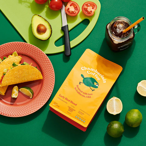 coffee bags
early bird light roast coffee bag