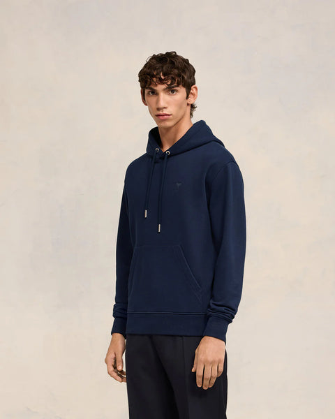 Ami de Coeur Hoodie Ami de Coeur hoodie in loopback organic cotton fleece.