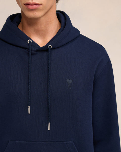 Ami de Coeur Hoodie Ami de Coeur hoodie in loopback organic cotton fleece.