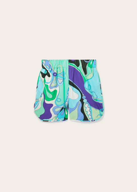 ORCHIDEE PRINT SHORTS