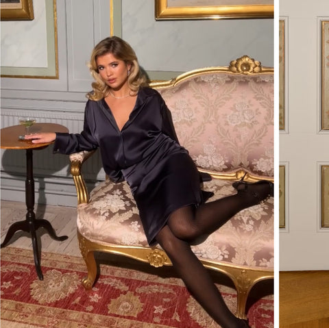 Satin Shirt Anthracite