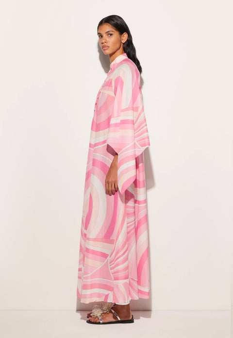 IRIDE PRINT LONG KAFTAN