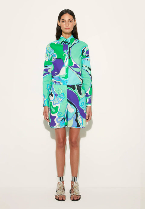 ORCHIDEE PRINT SHORTS