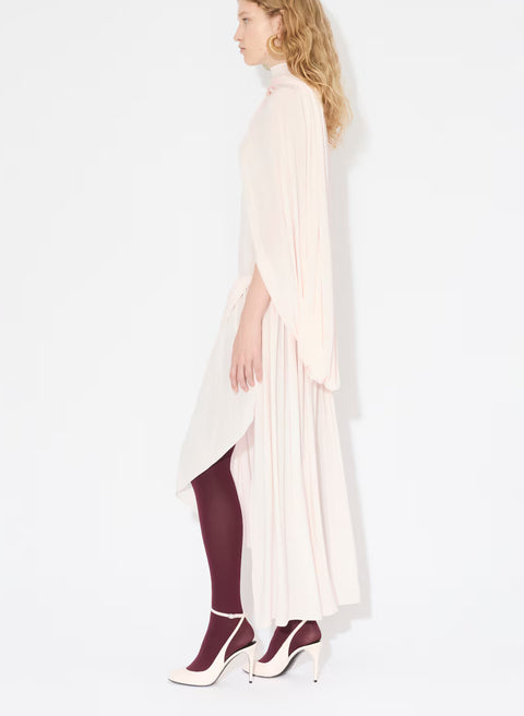 CAPE DRESS IN SUPPLE JERSEY