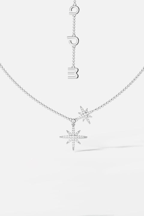 DOUBLE MÉTÉORITES NECKLACE
STERLING SILVER