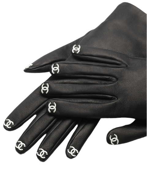 GLOVES Lambskin 
Black & White