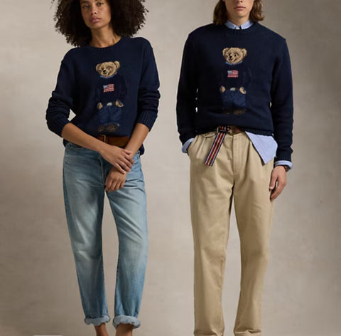 Polo Bear Cotton-Linen Sweater