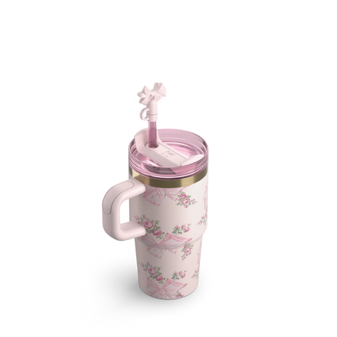 مُطفئ عطلات ستانلي × لوف شاك فانسي | 20 أونصة وردي جميل