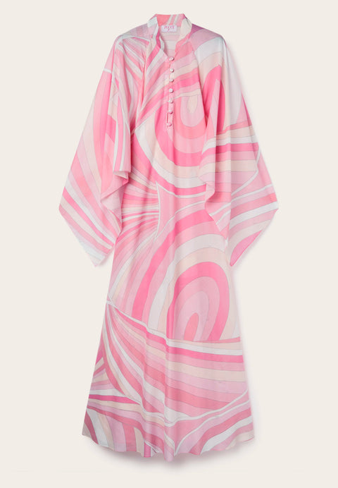 IRIDE PRINT LONG KAFTAN