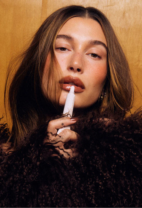 peptide lip tint - cinnamon roll shimmery spiced brown 
LIMITED EDITION SHADE