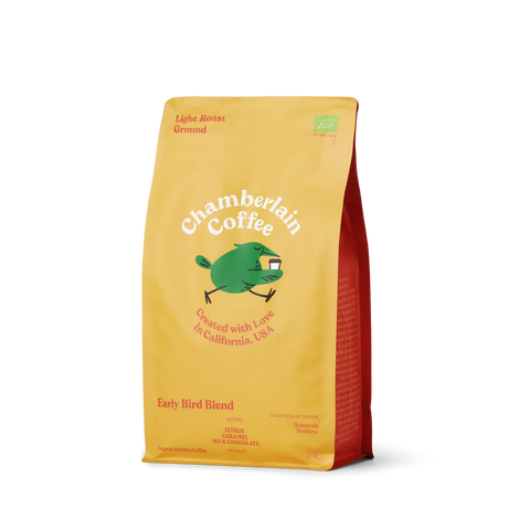coffee bags
early bird light roast coffee bag