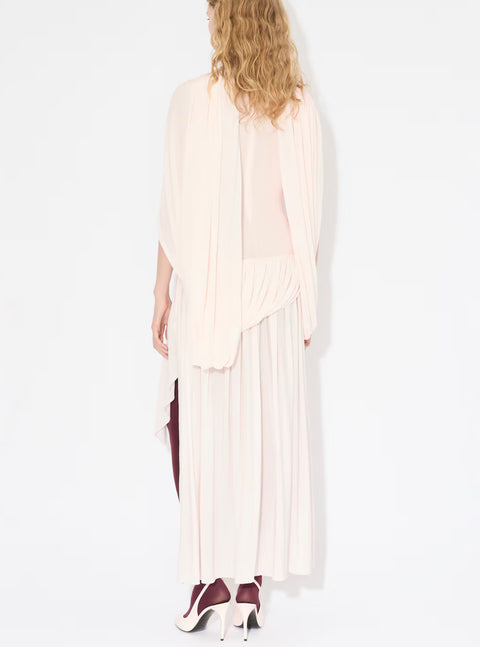 CAPE DRESS IN SUPPLE JERSEY