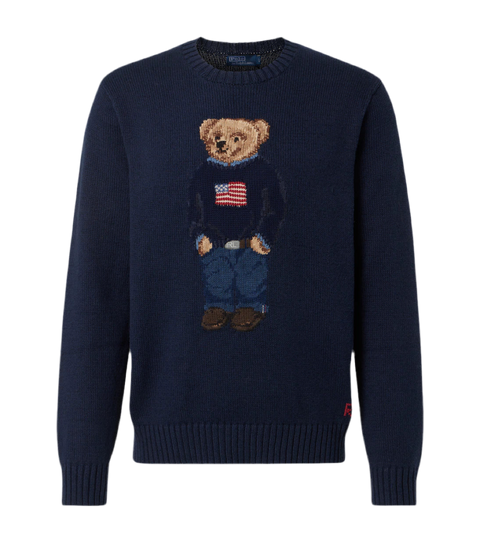 Polo Bear Cotton-Linen Sweater