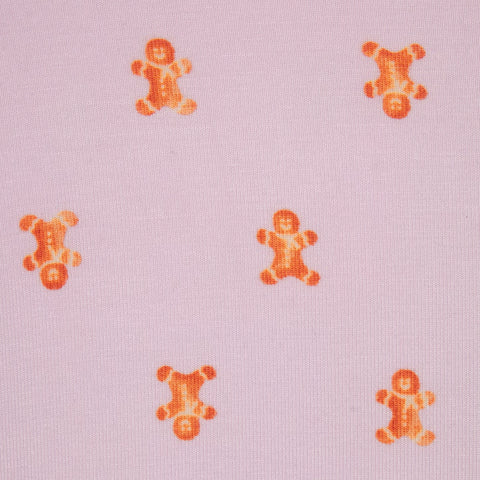 Limited edition- cherry blossom ginger bread print - SUPER CROPPED LONG SLEEVE