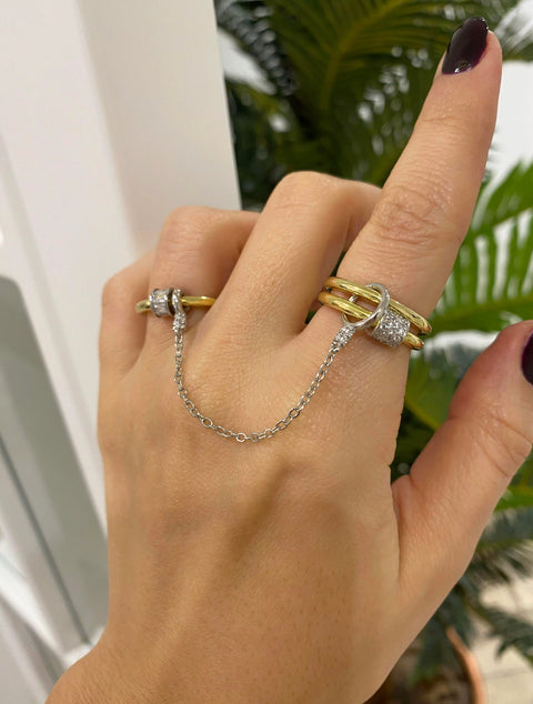 Triple chain Ring