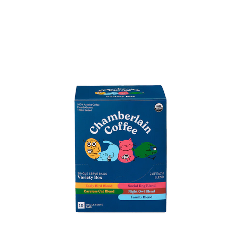 single serve
chamberlain coffee variety cold brew singles