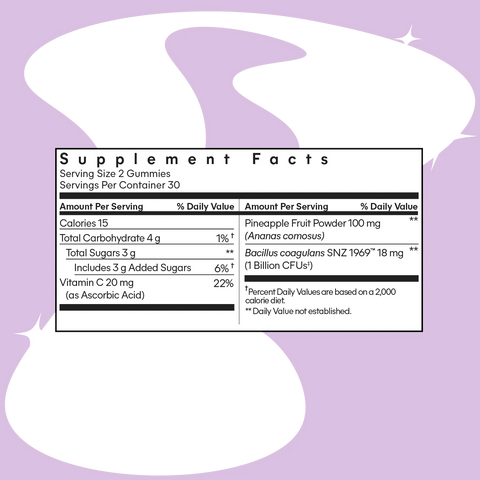 LEMME PURR GUMMIES
Vaginal Probiotic Gummies