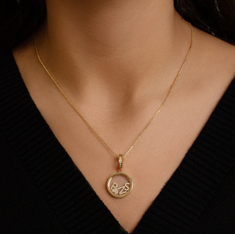 Round Glass Locket Pendant