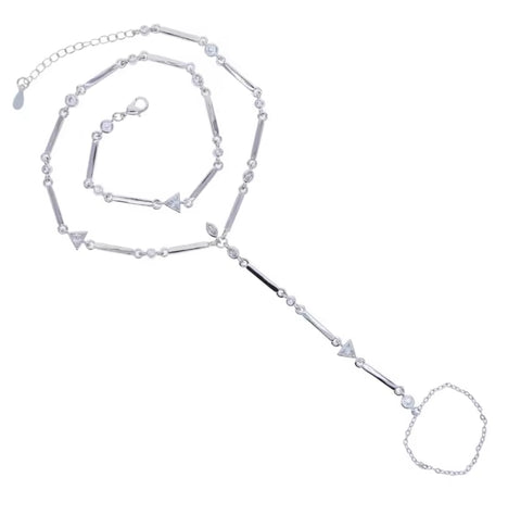 Tear drop hand chain