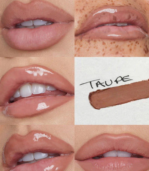 نحت الشفاه
 قلم تحديد الشفاه ومثبت الشفاه ثنائي الطرف.