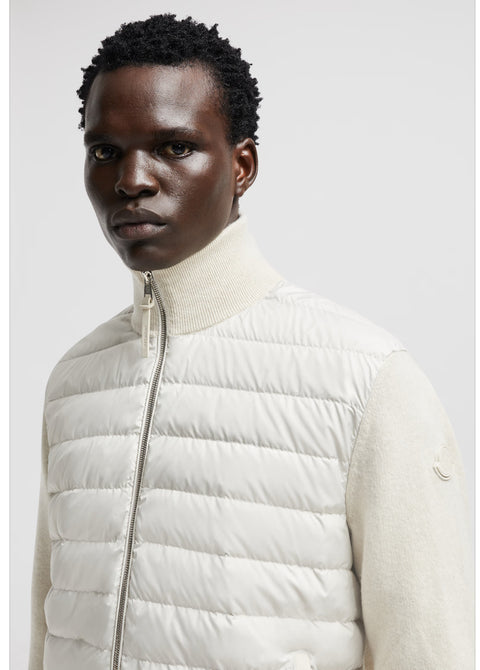 كارديجان مبطن من الصوف والكشمير بسحاب