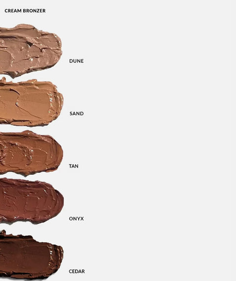CREAM BRONZER
Buildable cream based bronzer.
