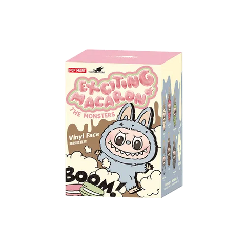 Pop Mart labubu - Exciting Macaron Vinyl Face Blind Box