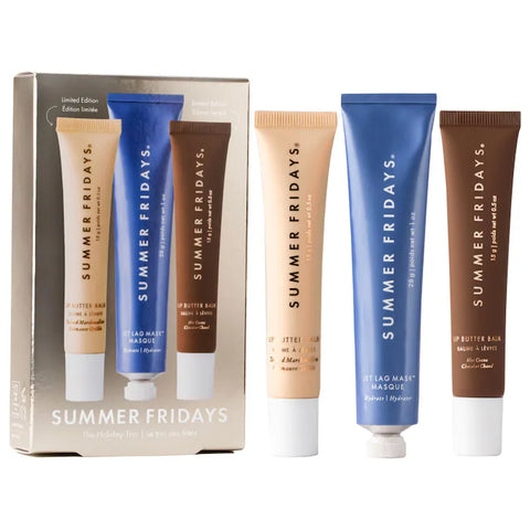 Summer Fridays 
The Holiday Trio Set with Lip Butter Balm in Hot Cocoa & Toasted Marshmallow