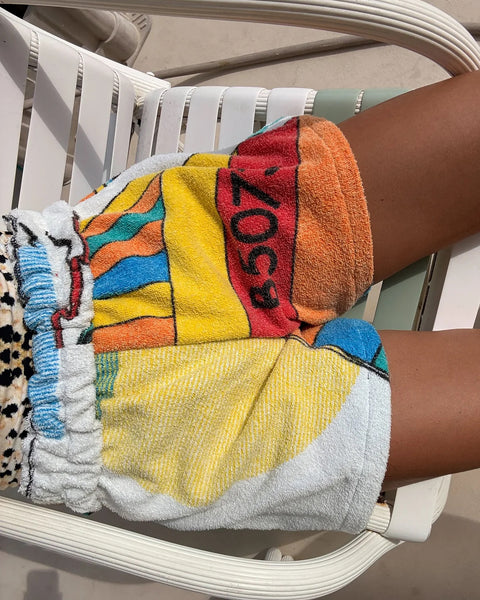 Vintage Towel Short - Island Flow