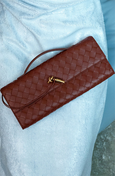Bottega Veneta Andiamo Clutch - Barolo