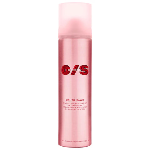 ONE/SIZE by Patrick Starrr 
On 'Til Dawn Mattifying Waterproof Setting Spray