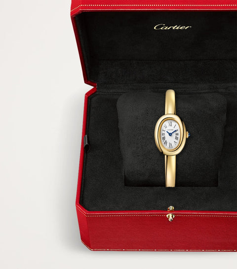 CARTIER
Mini Yellow Gold Baignoire Watch 18.7mm size 16